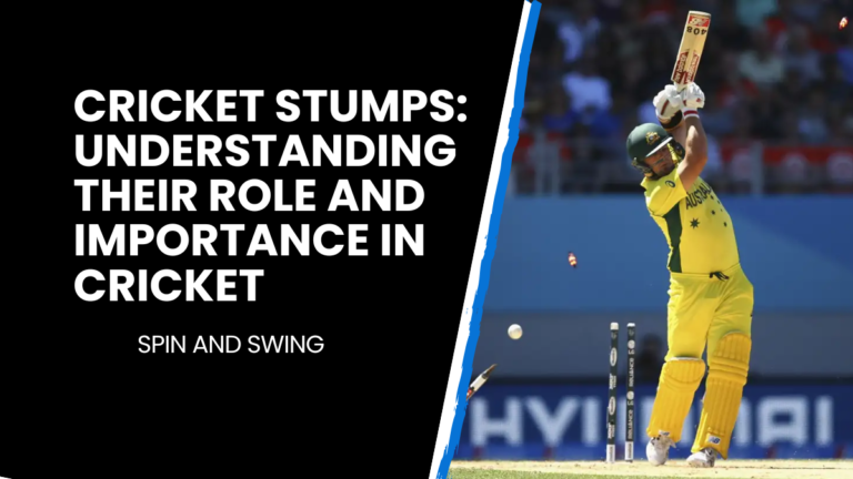 Cricket Stumps: Understanding Their Role and Importance in Cricket