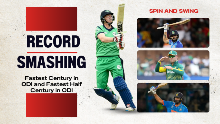 Record Smashing: Fastest Century in ODI and Fastest Half Century in ODI