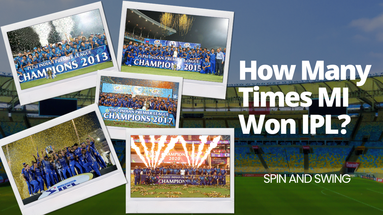 How Many Times MI Won IPL